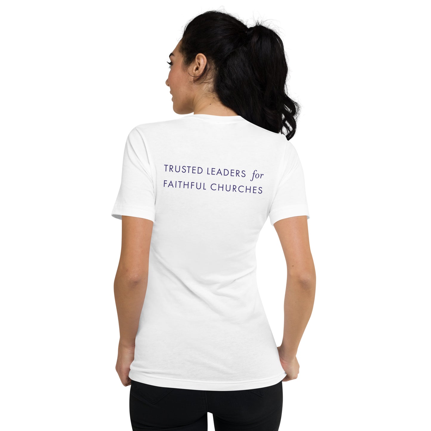 WBS Logo Unisex Short Sleeve V-Neck T-Shirt