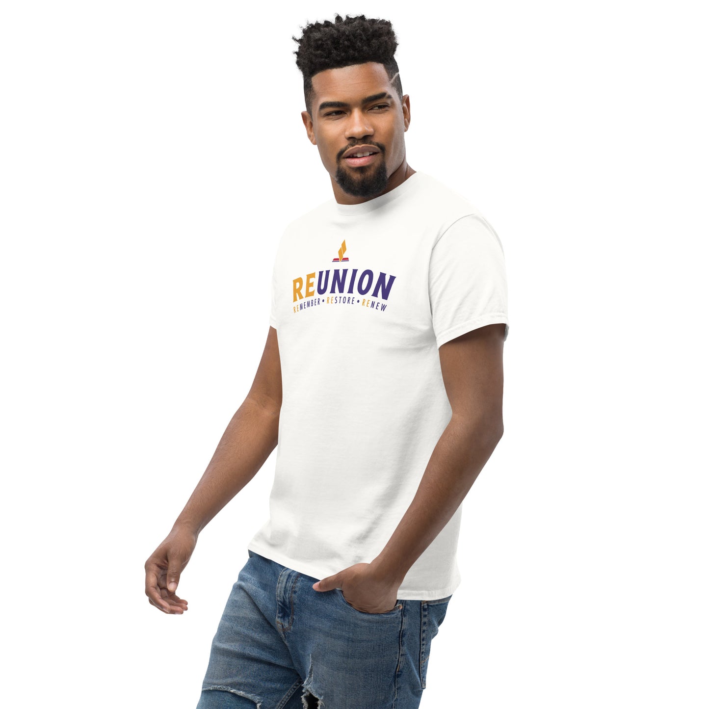 Reunion tee white