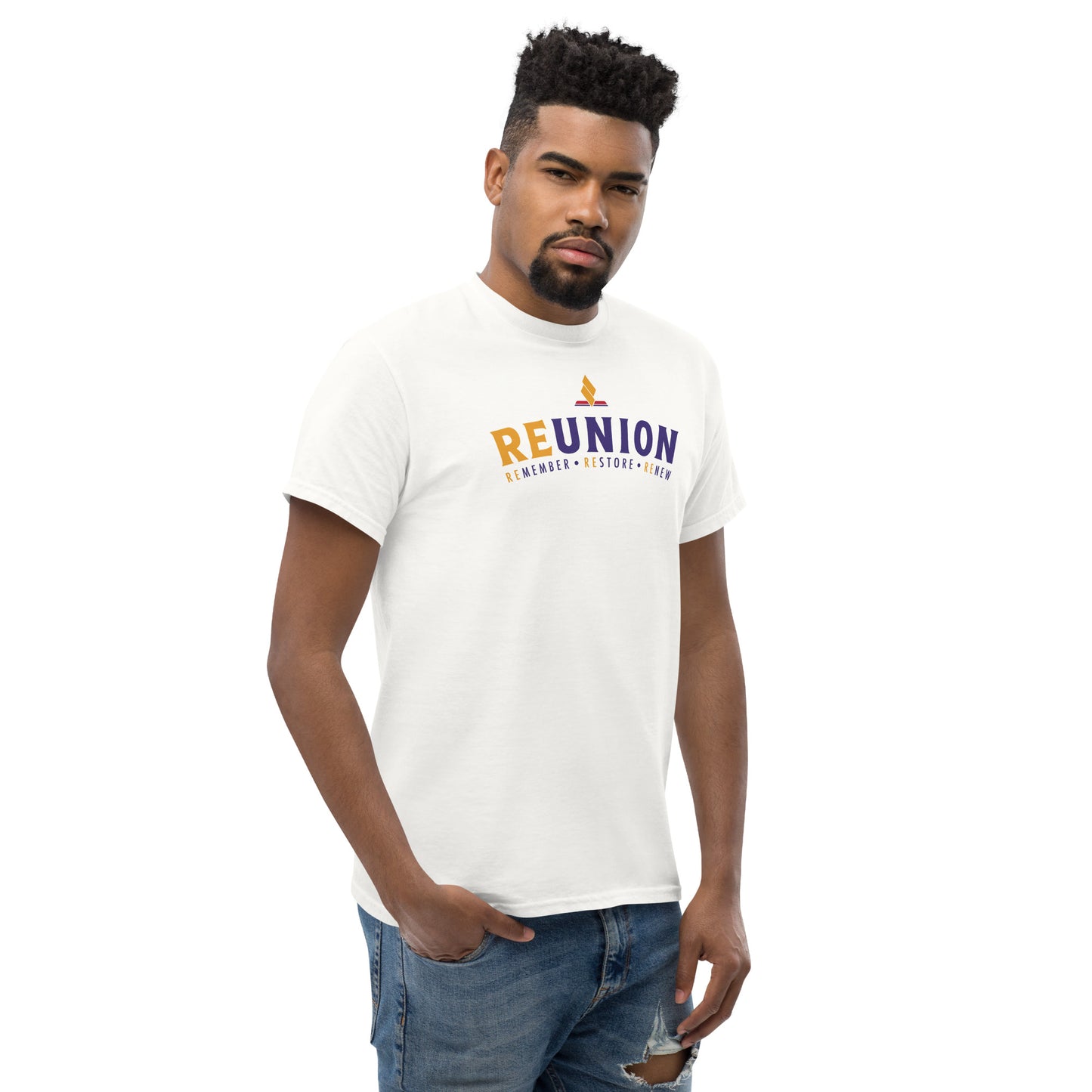 Reunion tee white